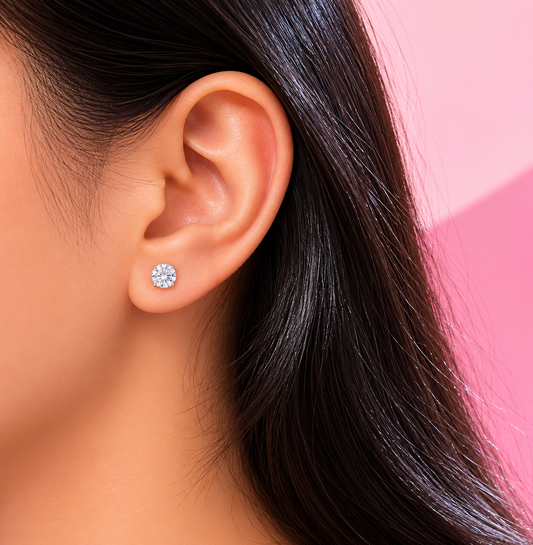 CELESTE | Solitare CZ Studs and Necklace