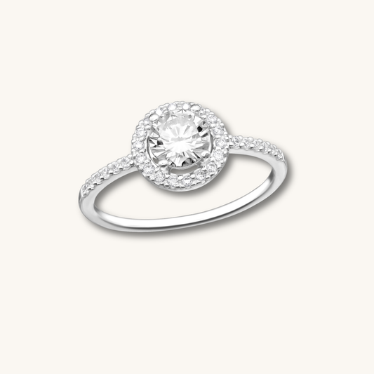 AURELIA | Sterling Silver CZ Ring Stack