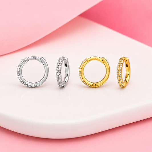 SERENE | Dainty Huggie Hoops