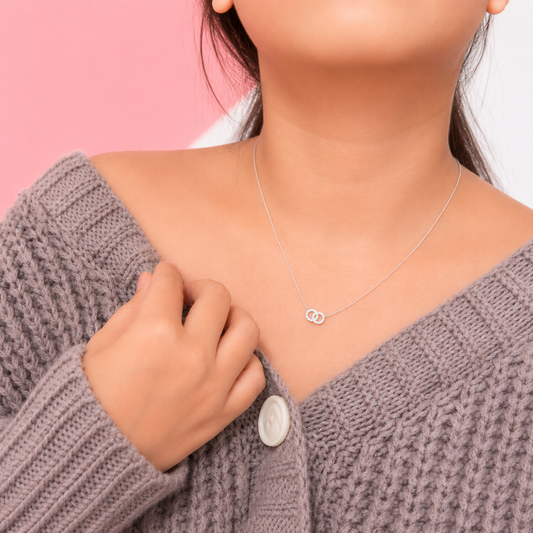 ELARA | Double Circle Necklace